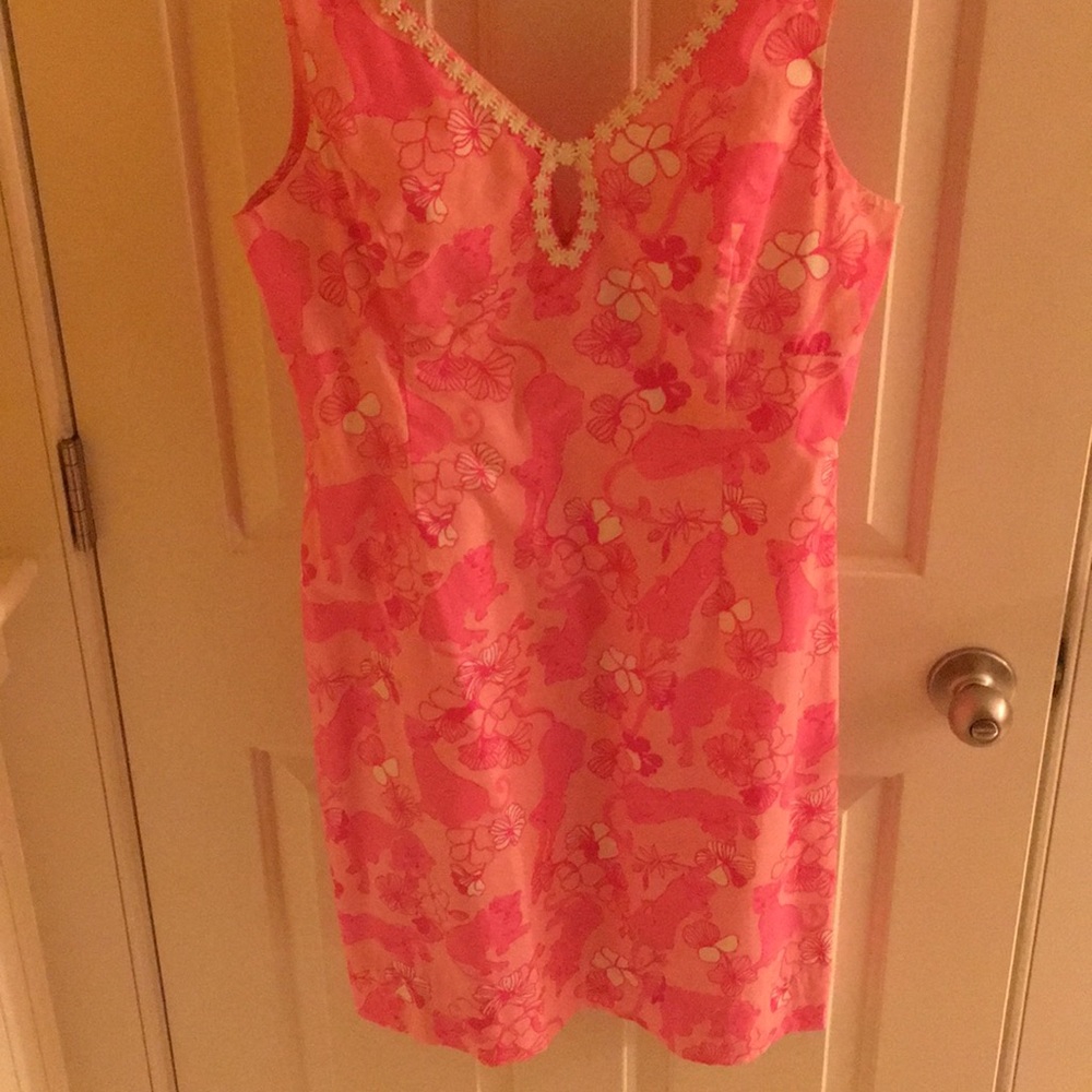 Lilly Pulitzer pink tiger dress